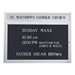 Outdoor Letterboard w/ Header