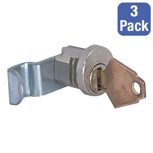 Key Lock for Quiet Economy Lockers - 3-pack shown