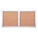 Outdoor/Indoor Enclosed Bulletin Board w/ Two Doors