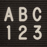 Helvetica Letter Sprue Set