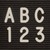 Helvetica Letter Sprue Set