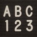 Helvetica Letter Sprue Set