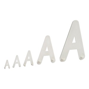 Plastic Letter Box Set w/ Helvetica Letters