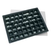 Plastic Letter Box Set w/ Helvetica Letters 