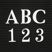 Roman Letter Sprue Set