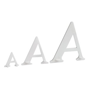 Plastic Letter Box Set w/ Roman Letters