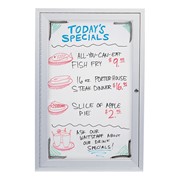 Outdoor Enclosed Dry Erase Board w/ One Door