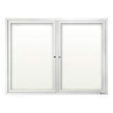 Outdoor Enclosed Dry Erase Board w/ Two Doors