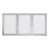 Outdoor Enclosed Dry Erase Board w/ Three Doors