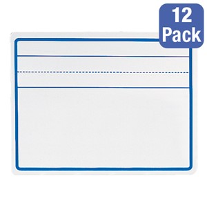 Penmanship Dry Erase Lapboard<br>Shown w/ one set of ledger lines