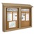 Double-Door Corkboard Outdoor Message Center