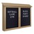 Double-Door Letterboard Outdoor Message Center