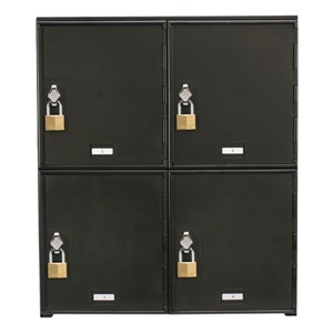 Cell Phone & Laptop Lockers - 4 Lockers<br>Lock not included