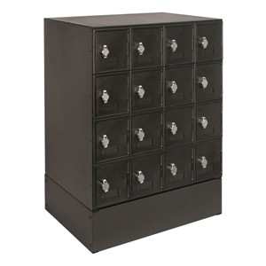 Cell Phone Lockers - 16 Lockers<br>Shown w/optional base