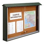 Sliding Door Corkboard Message Center