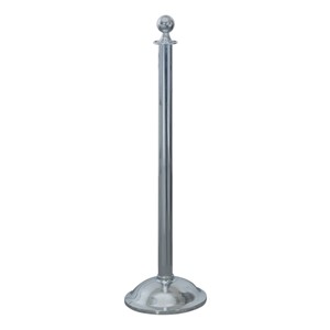 Majestic Series Rope Stanchion - Shown in chrome