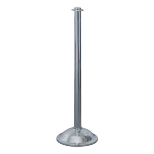 Metro Series Rope Stanchion - Shown in chrome