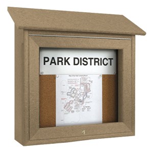 Mini Corkboard Outdoor Message Center
