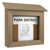 Mini Corkboard Outdoor Message Center