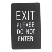 Engraved Color Core Sign
