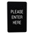 Engraved Colors Core Sign - Please Enter Here
