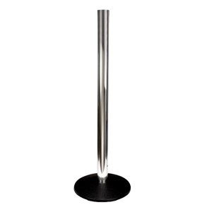 2 1/2" Sign Post - Shown w/ black scuff-proof base 2 1/2" Sign Post - Shown w/ black scuff-proof base