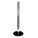 2 1/2" Sign Post - Shown w/ black scuff-proof base