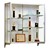 Champion 2040 Series Display Case - Shown w/ satin aluminum frame & white back