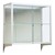 Reliant 2282 Series Display Case - Shown w/ satin aluminum frame & plaque fabric case back
