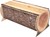 Nature View Live Edge Log Bench
