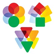 Color Wheel Acrylic Shapes