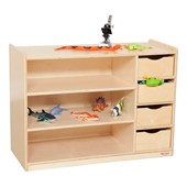 Wooden Storage Center w/ Drawers