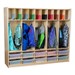 Locker and Communication Center w/ 10 Translucent Trays