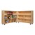 Mobile Folding Wooden Storage Unit