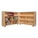 Mobile Folding Wooden Storage Unit