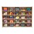 25-Tray Wooden Storage Unit - Assembled & w/ Clear Trays - Accessories not included