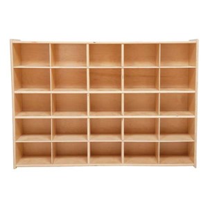 25-Tray Wooden Storage Unit - Unassembled & w/o Trays