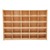 25-Tray Wooden Storage Unit - Unassembled & w/o Trays