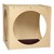 Giant Crawl-Through Play Cube w/ Brown Cushion