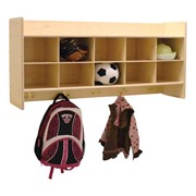 Wall-Mount Wooden Coat Rack