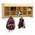 Wall-Mount Wooden Coat Rack