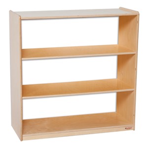 Clear Back Bookshelf - 36 3/4" H