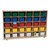 30-Tray Colorful Mobile Storage Unit w/ Assorted Trays - Natural