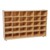30-Tray Colorful Mobile Storage Unit w/o Trays - Natural
