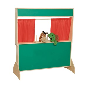 Deluxe Puppet Theater - Chalkboard - Puppet stand and accessories not included