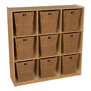 Natural Cubby Storage