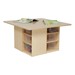 Cubby Table w/ 12 Clear Trays