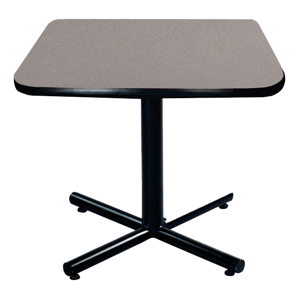Square Pedestal Cafe Table