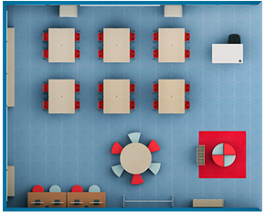 Early Elementary Classroom - Plan View