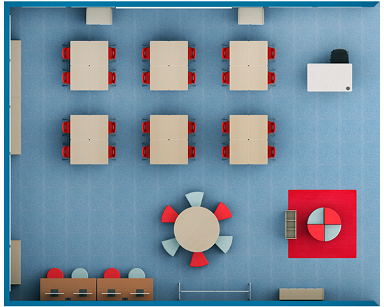 Early Elementary Classroom - Plan View